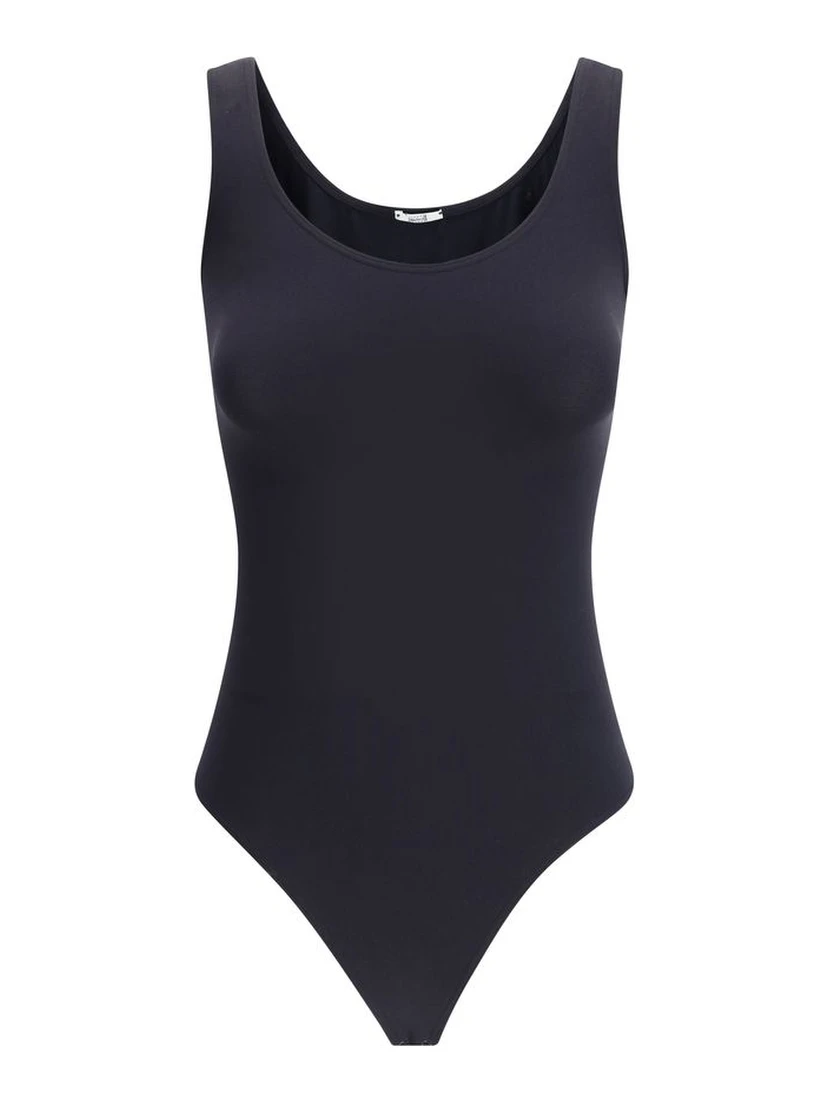 Black Polyamide Bodysuit