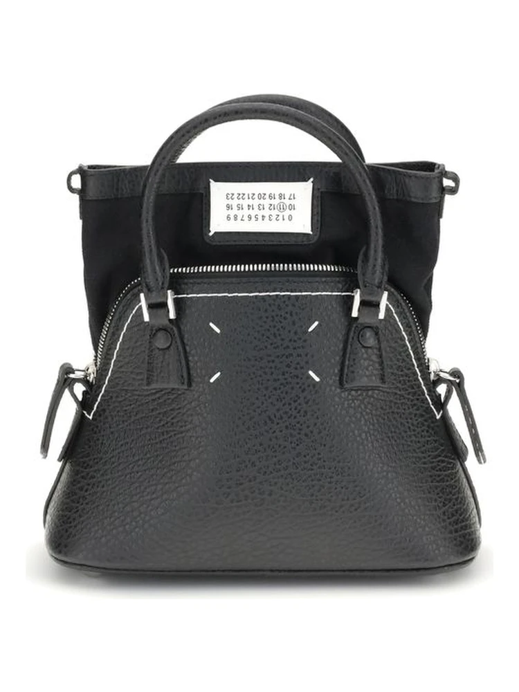 Black Calf Leather Bos Taurus Shoulder Bag