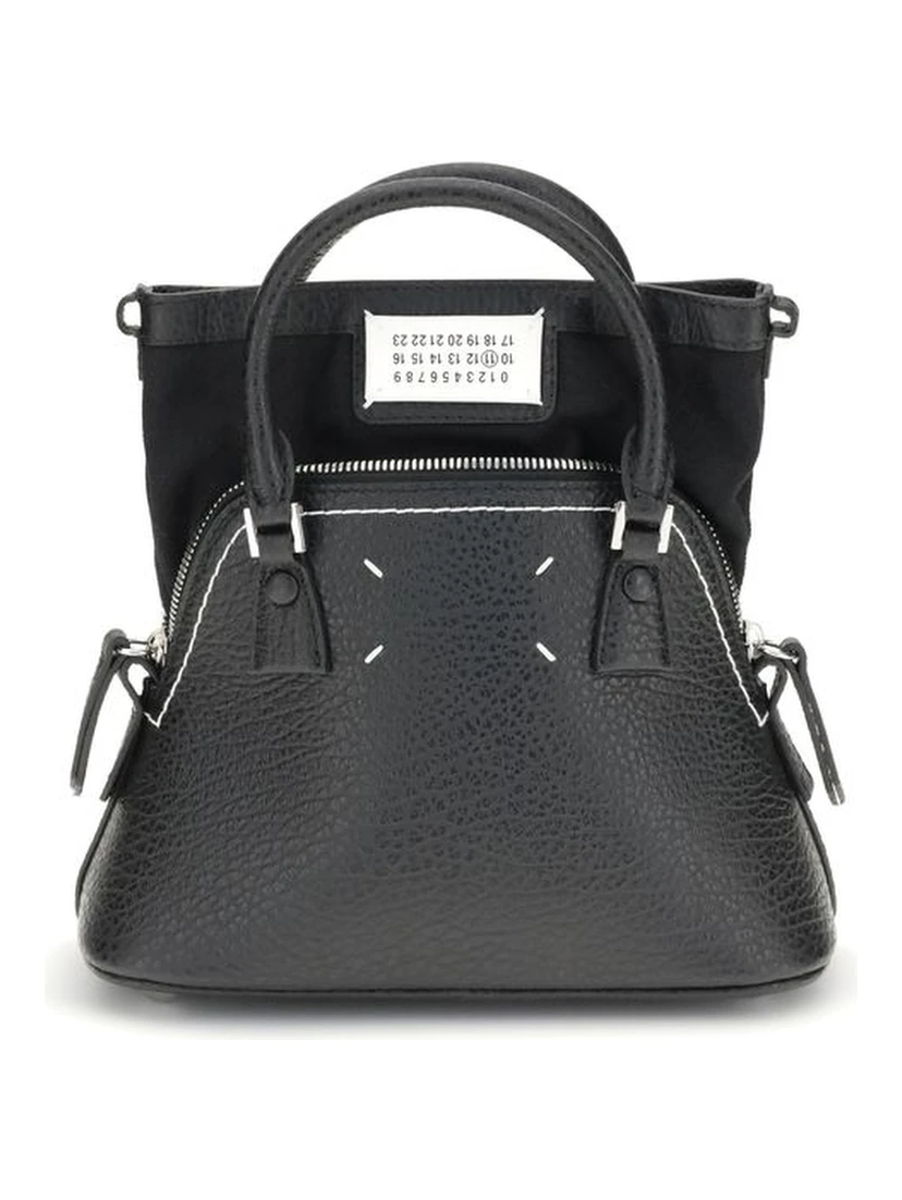 Black Calf Leather Bos Taurus Shoulder Bag