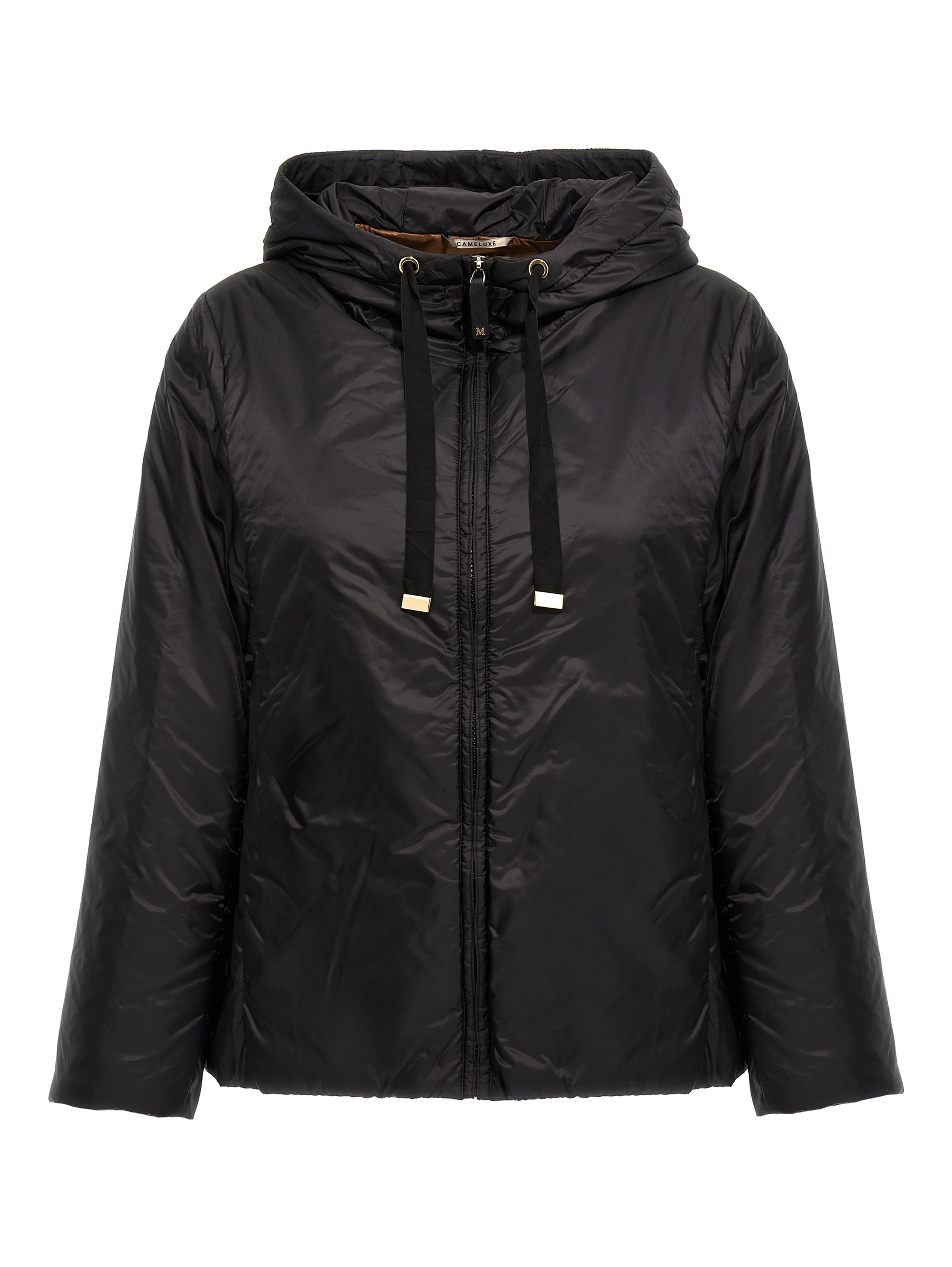 Black Polyester Shell Jacket