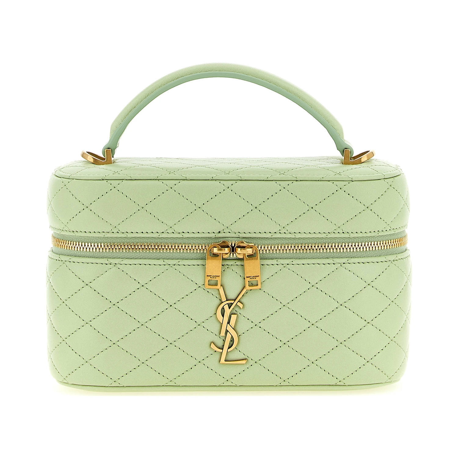 Bicolor Lamb Leather Handbag