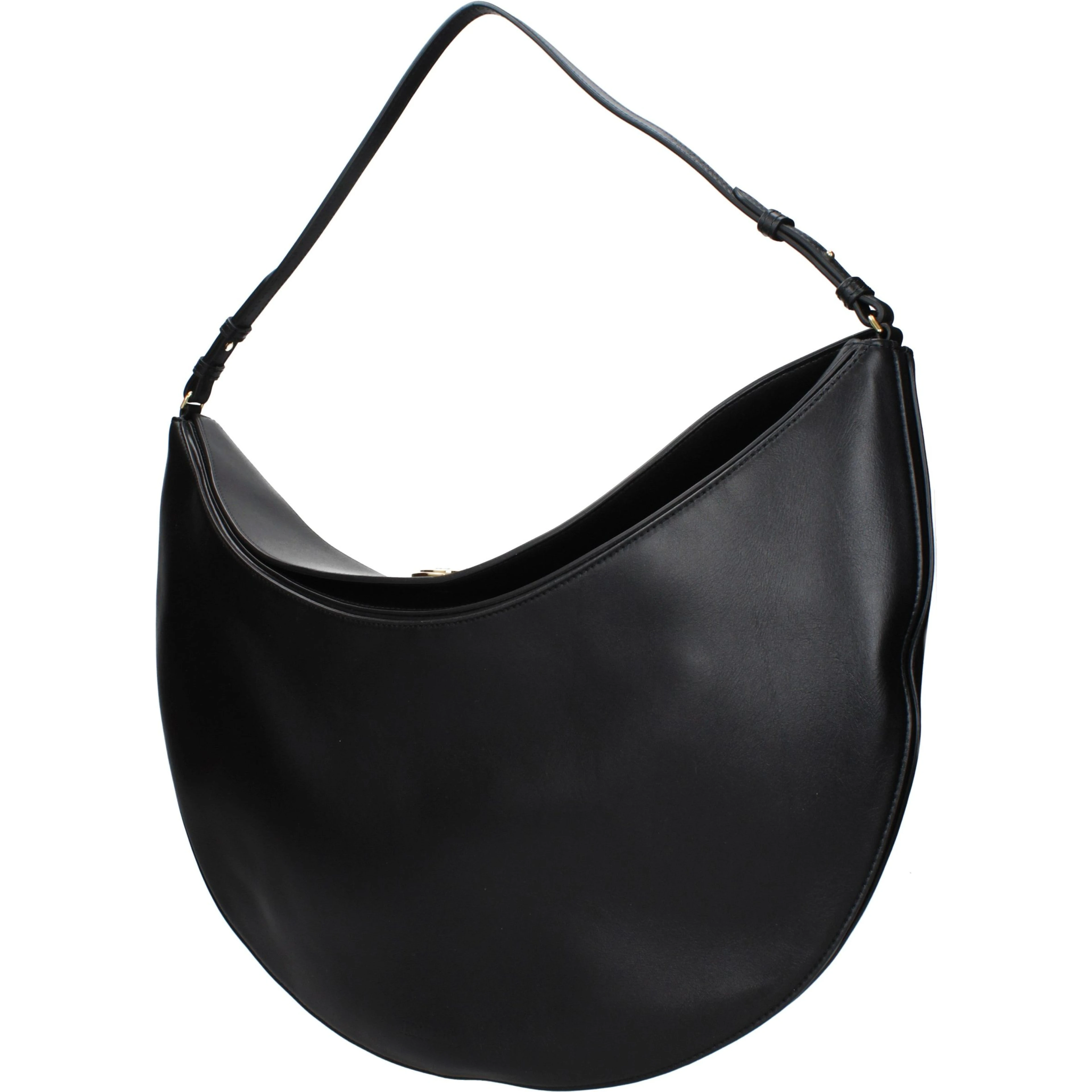 Black Leather Shoulder Bag