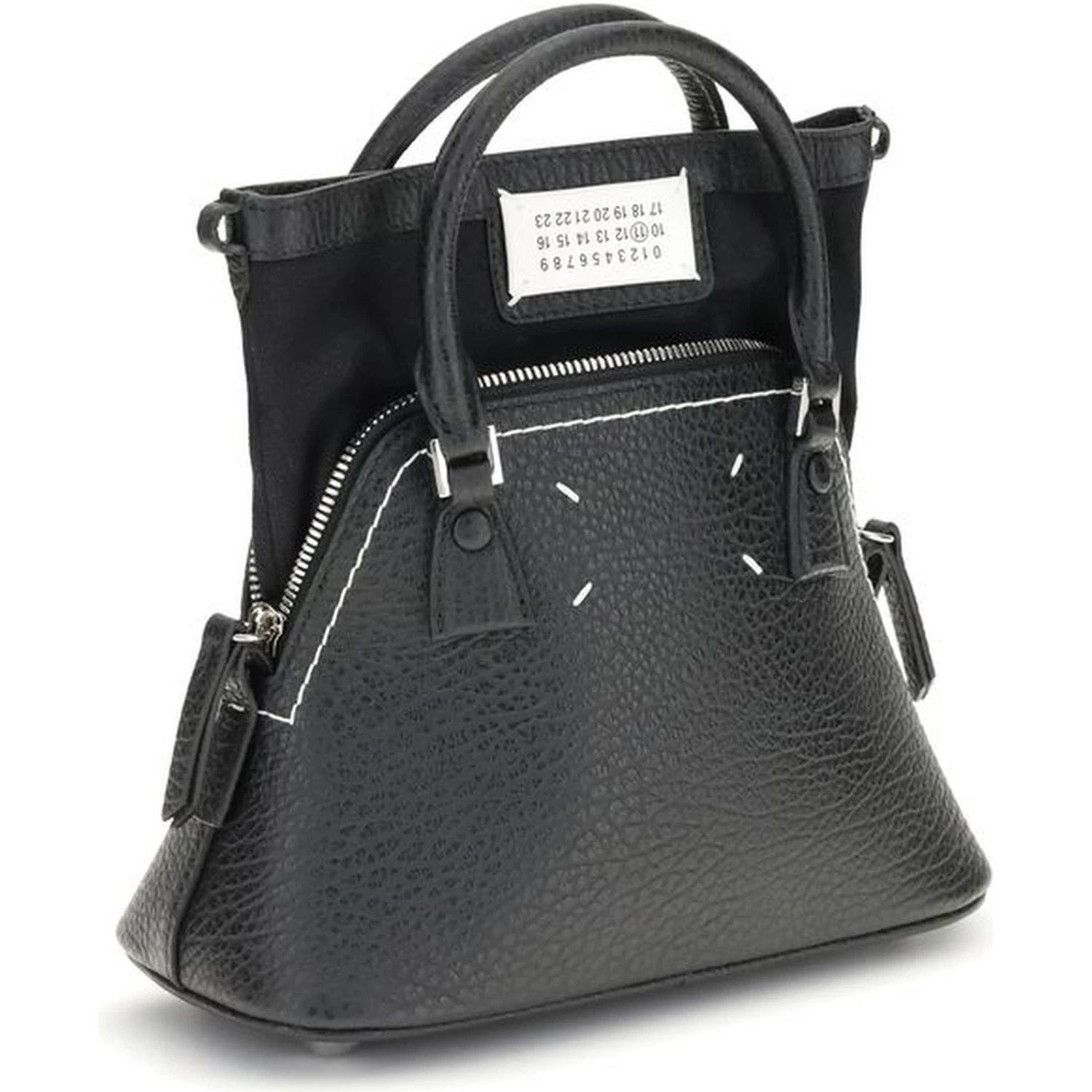 Black Calf Leather Bos Taurus Shoulder Bag