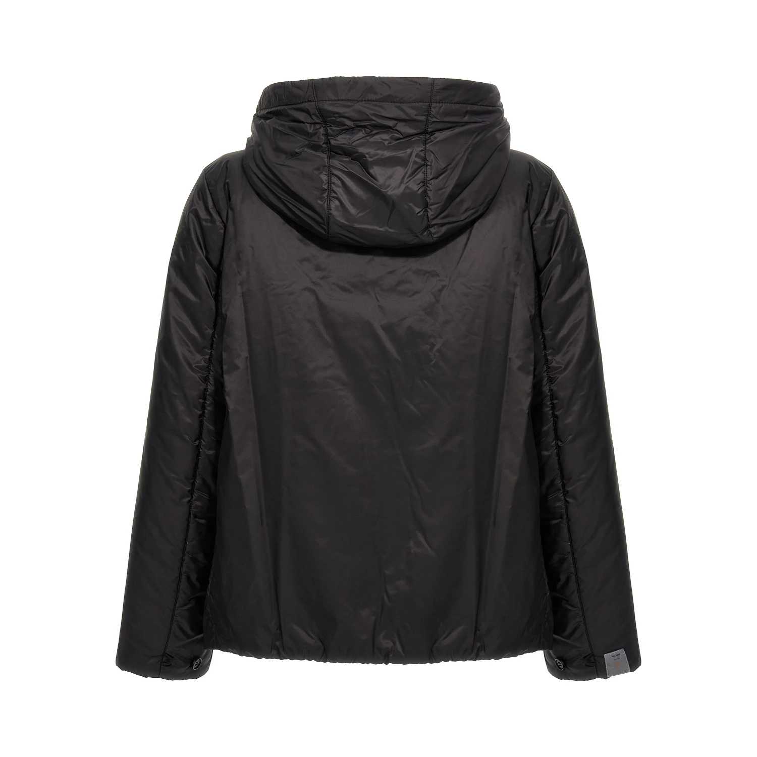 Black Polyester Shell Jacket