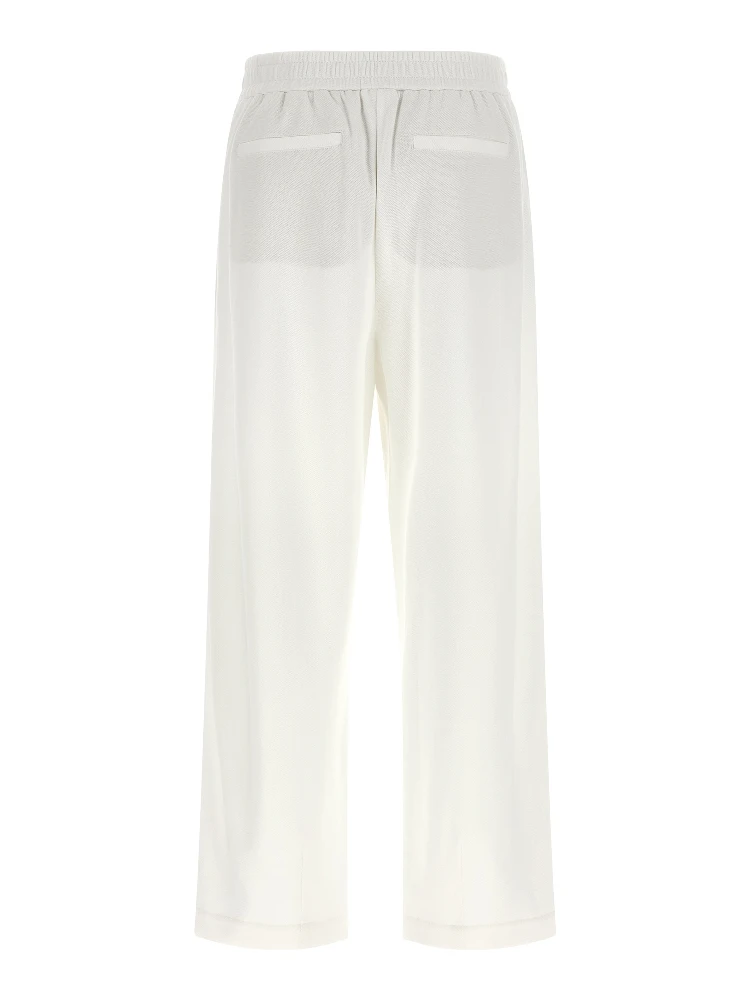 White Cotton Joggers (Workout Pants) alternative