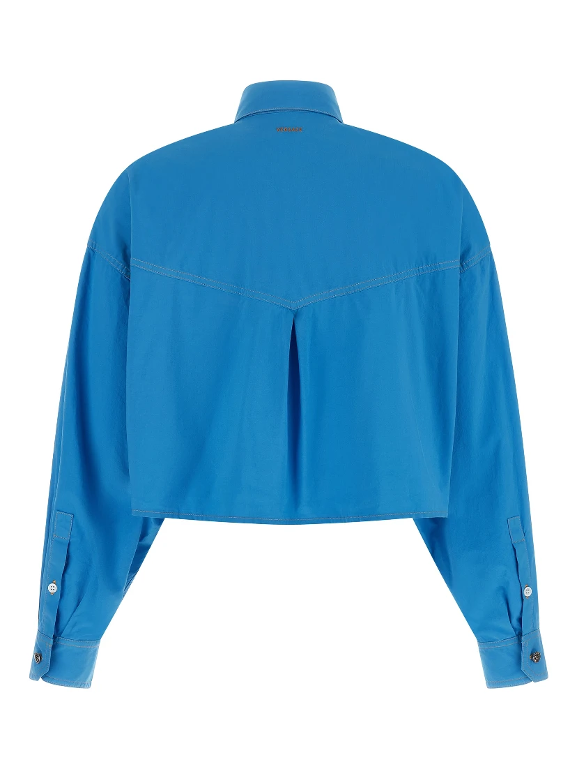 Blue Cotton Blouse