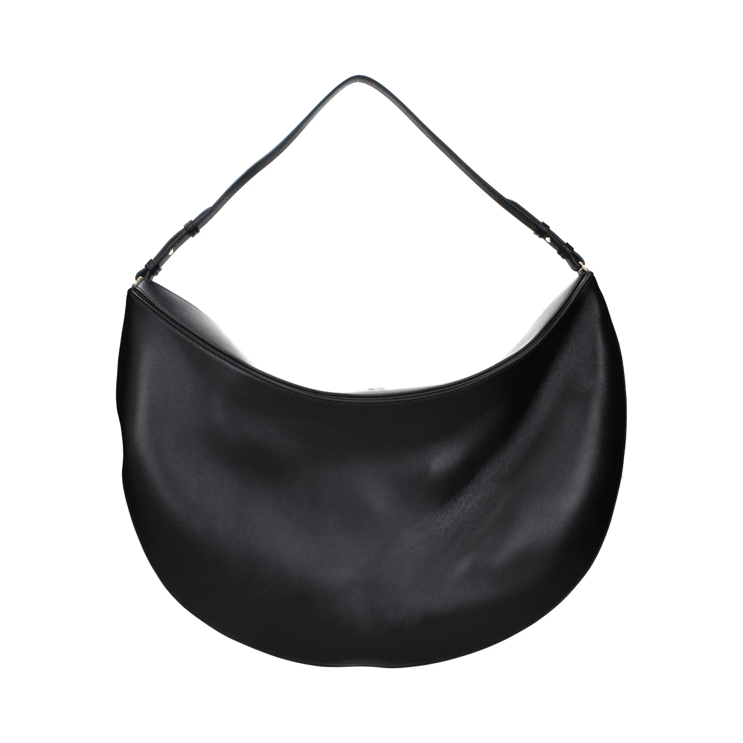Black Leather Shoulder Bag