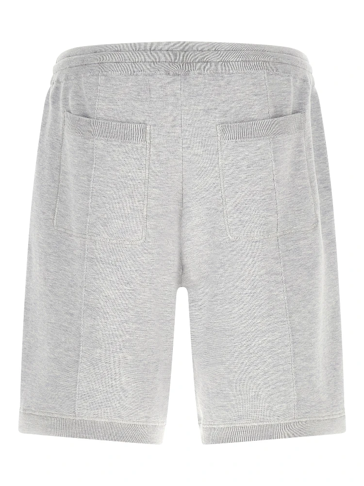 Gray Silk Bermuda Shorts alternative