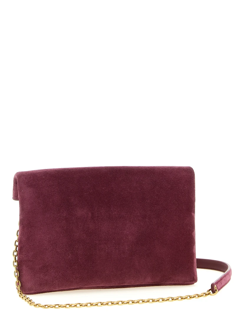 Bordeaux Calfskin Crossbody Bag