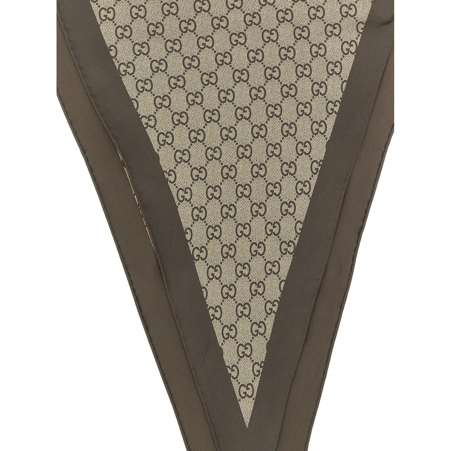 Beige Silk Foulard