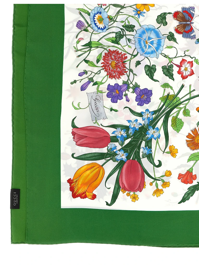 Bicolor Silk Foulard