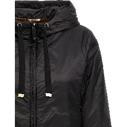 Black Polyester Shell Jacket