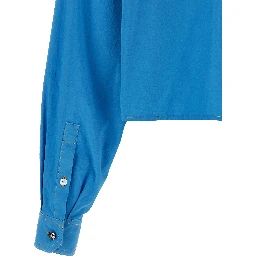 Blue Cotton Blouse