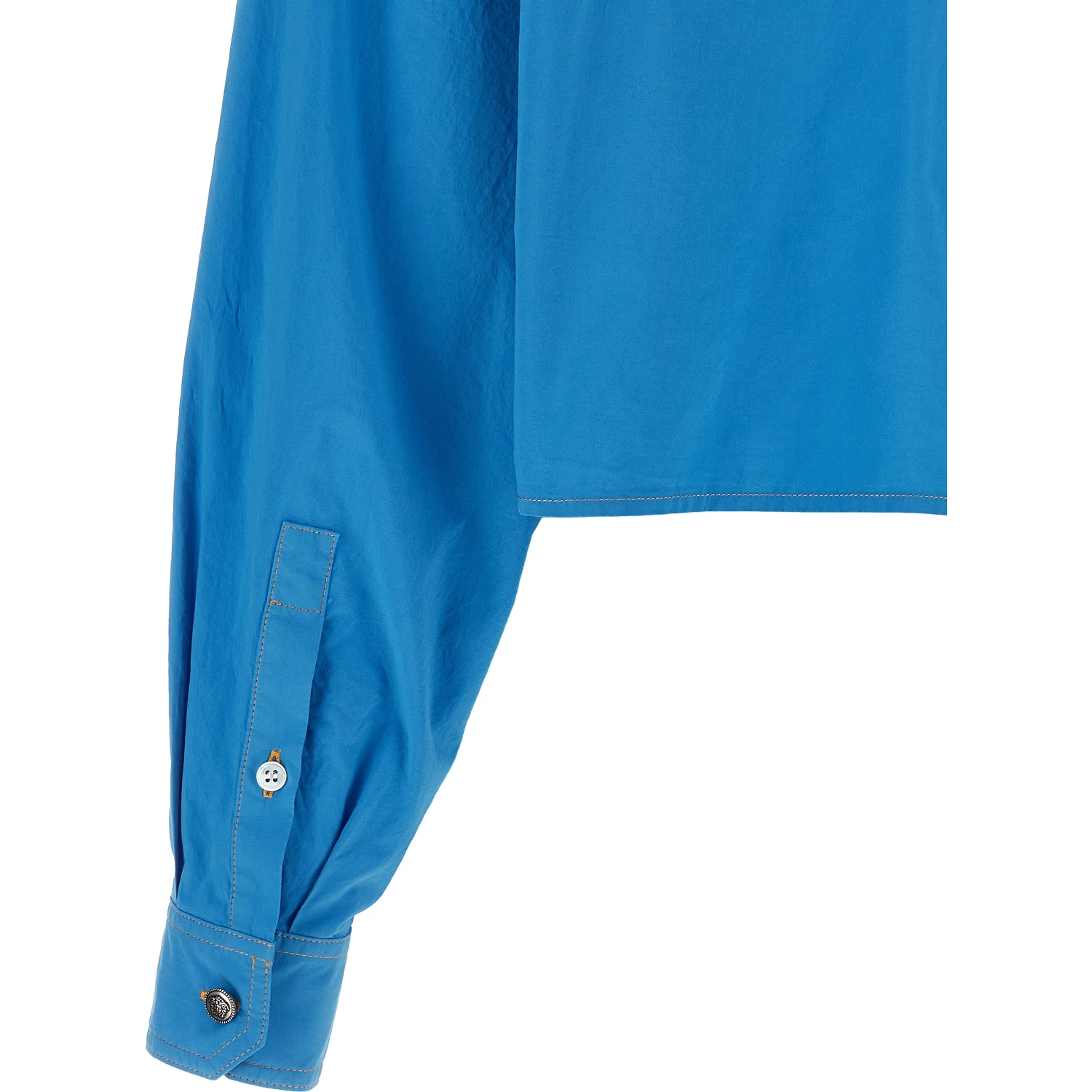 Blue Cotton Blouse