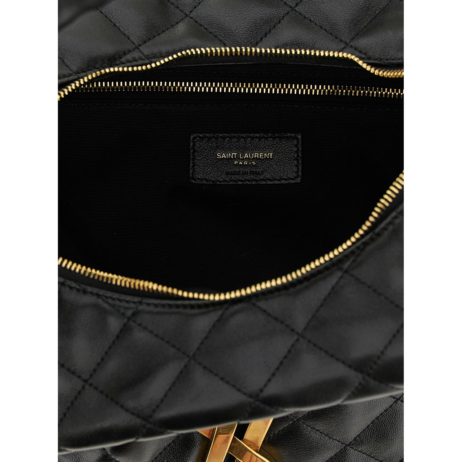 Black Lamb Leather Shoulder Bag