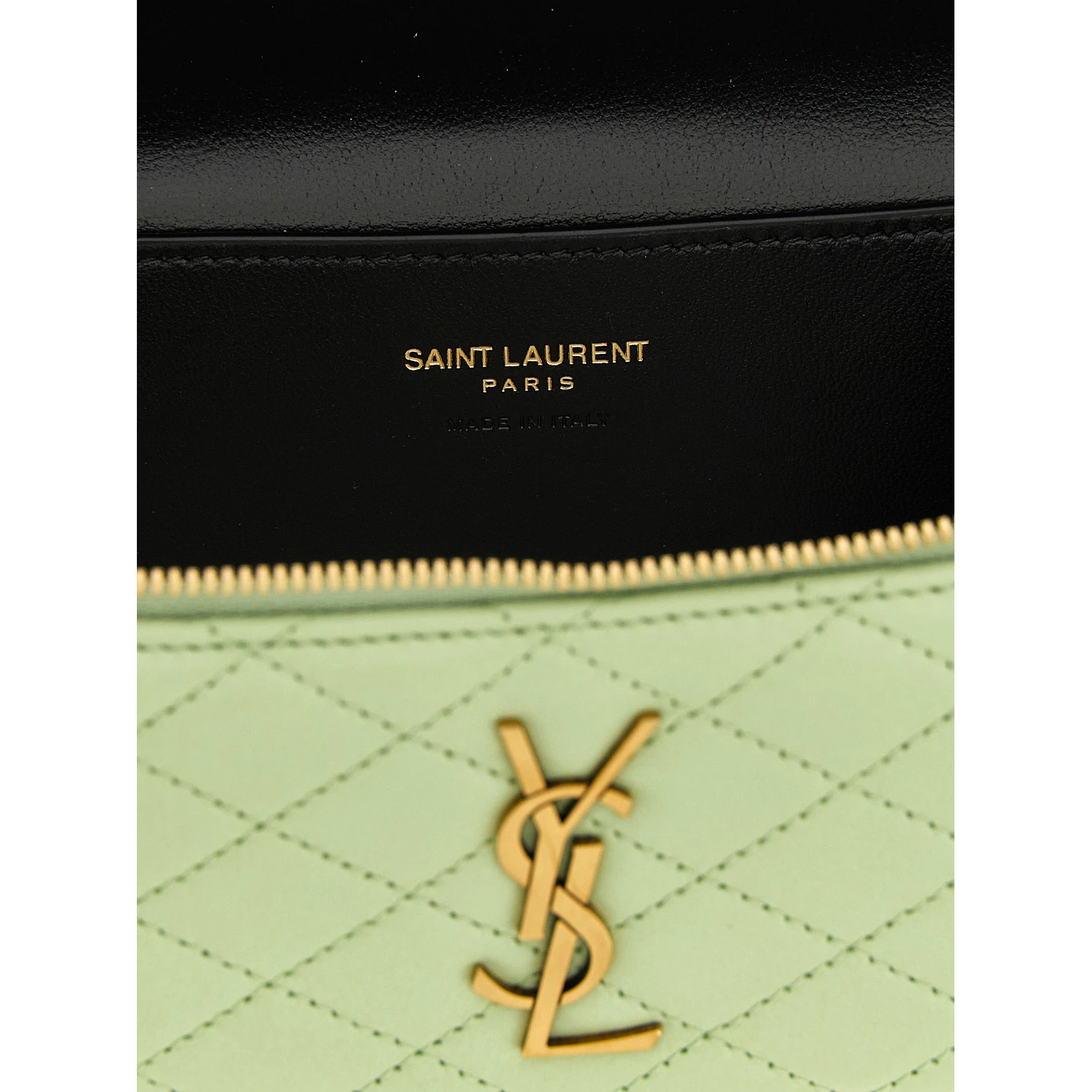 Bicolor Lamb Leather Handbag