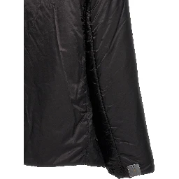 Black Polyester Shell Jacket