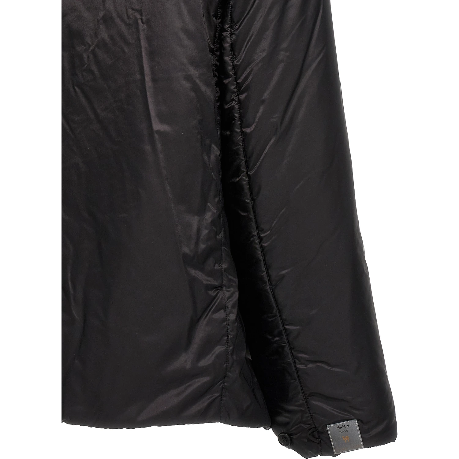 Black Polyester Shell Jacket