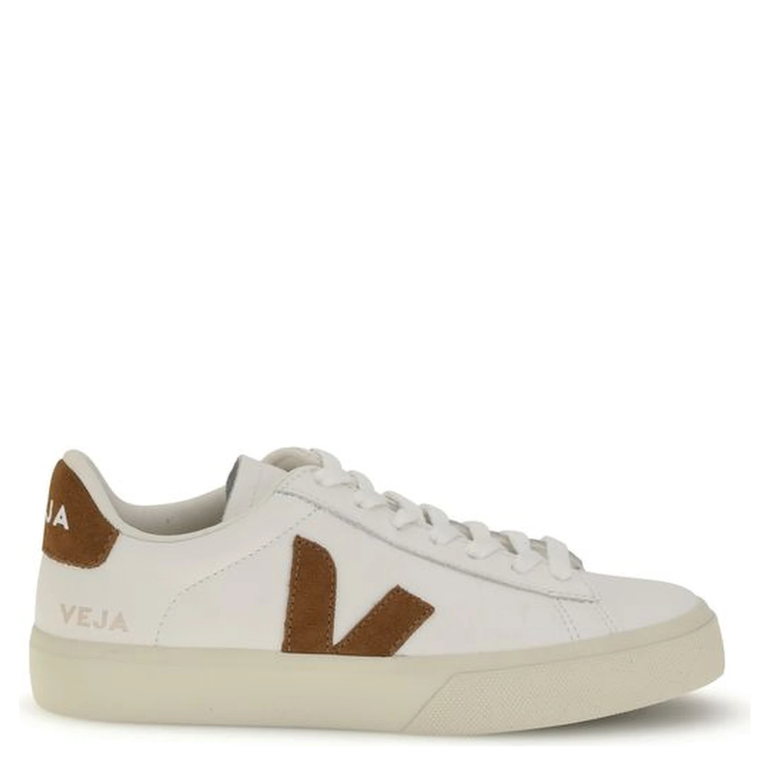 White Leather Low Top Sneakers