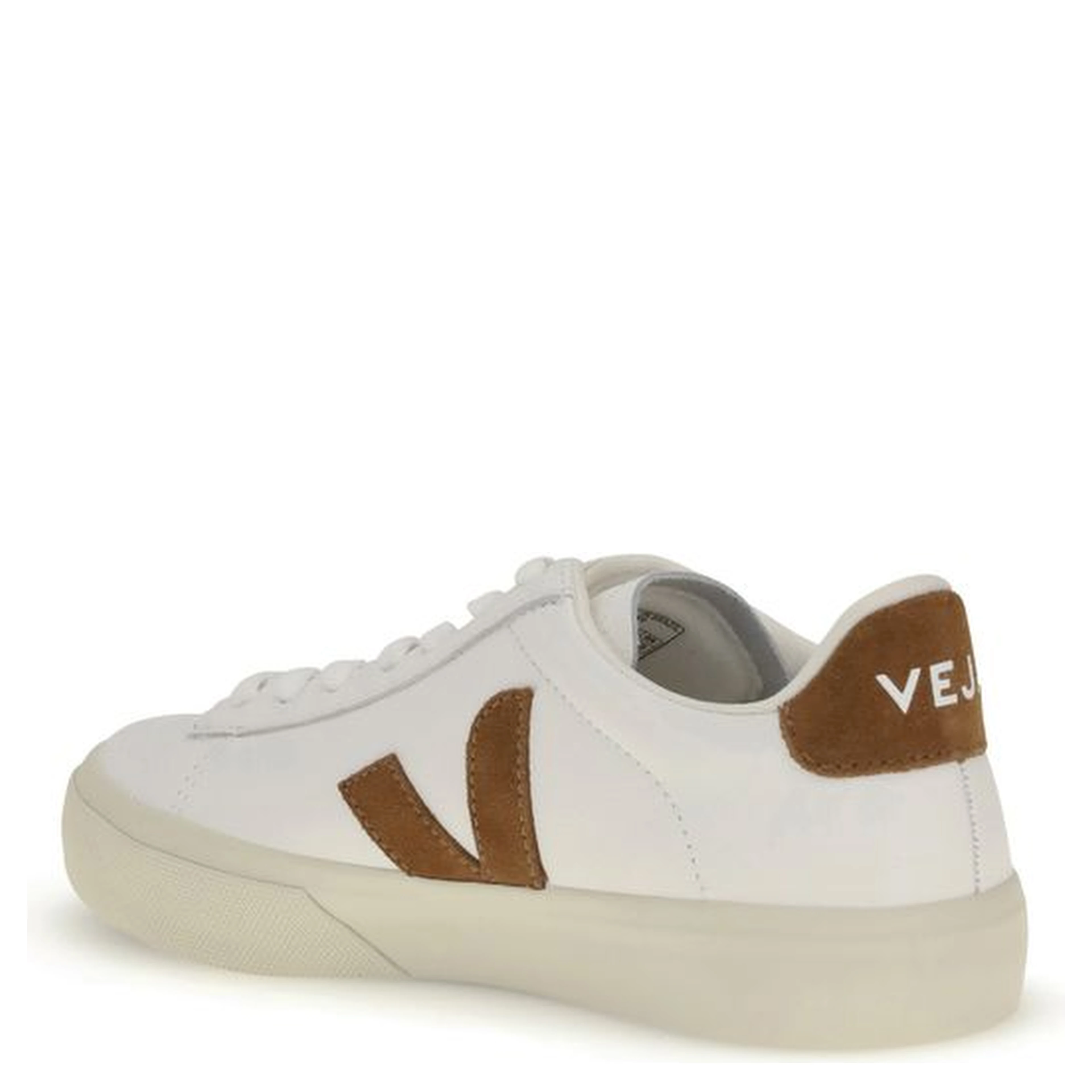 White Leather Low Top Sneakers
