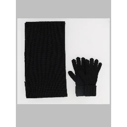 set sciarpa e guanto tricot