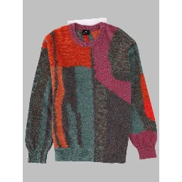 MAGLIA CON MOTIVO FLOREALE GLITCH