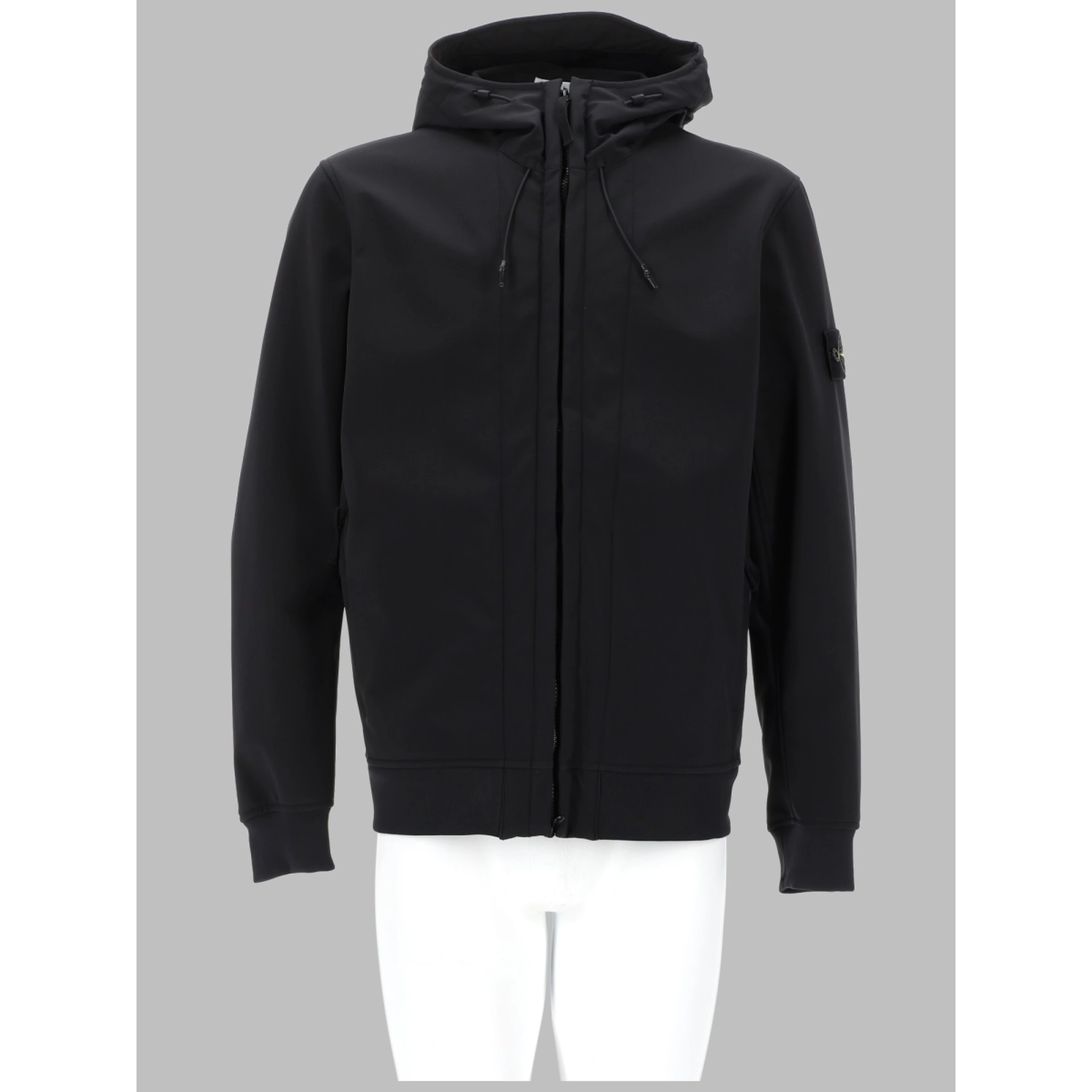 GIACCA "BIKER" CON CAPPUCCIO E ZIP