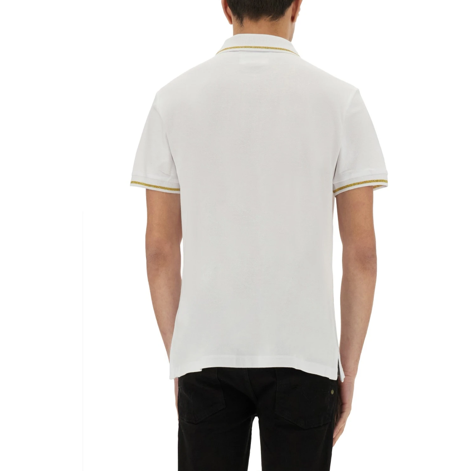 POLO IN COTONE CON V-EMBLEM