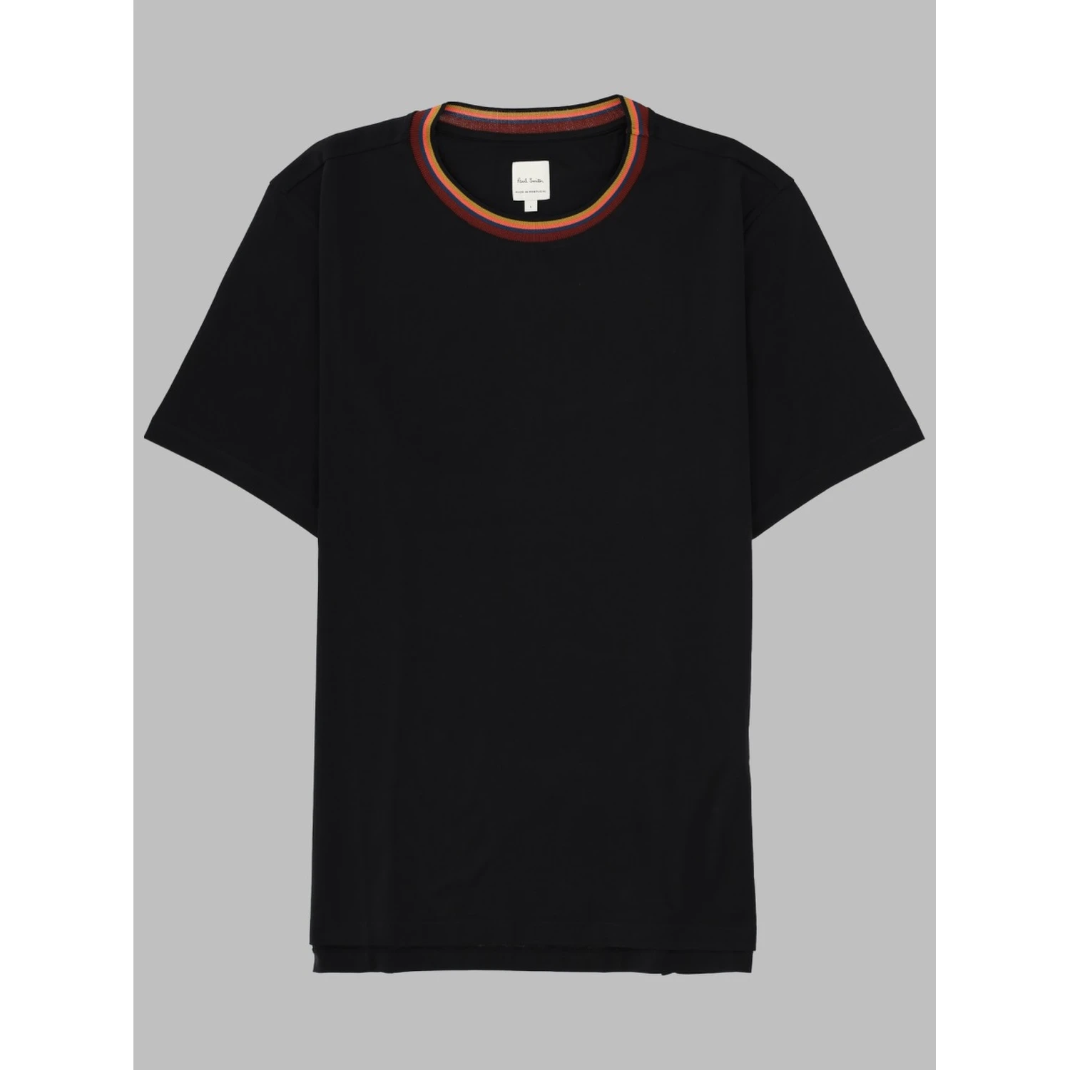 T-SHIRT CON COLLO STRIPES LOGO