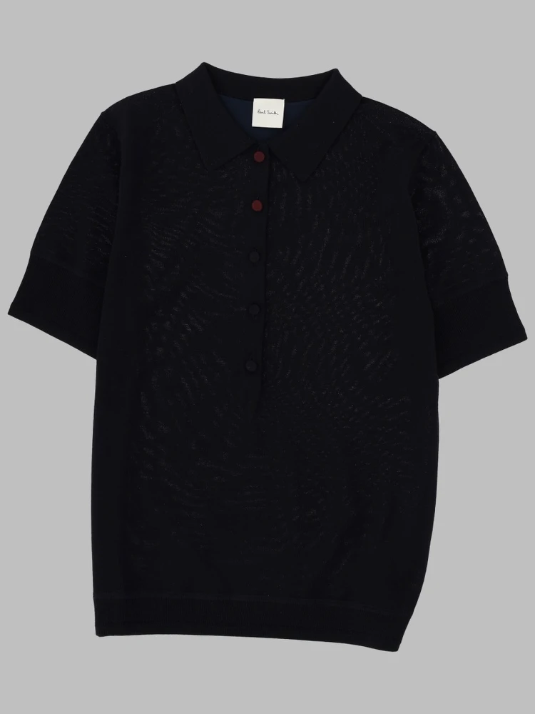 MAGLIA POLO IN LANA MERINO