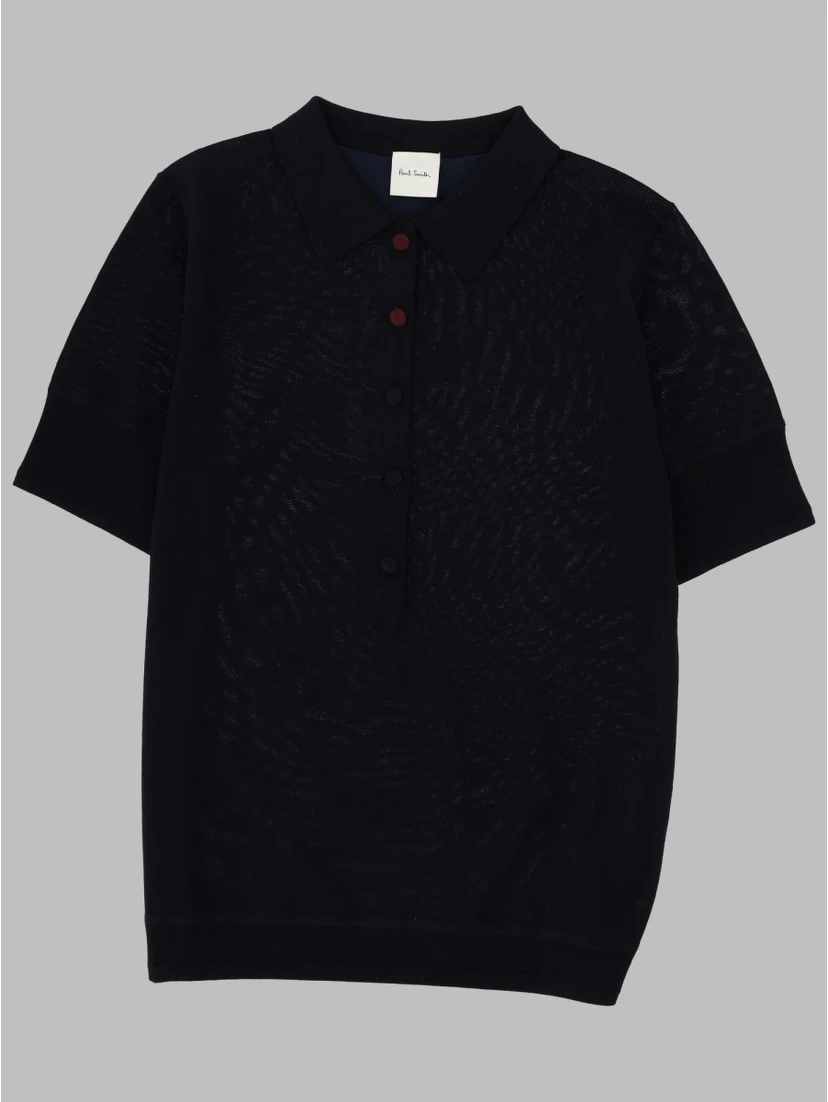 MAGLIA POLO IN LANA MERINO
