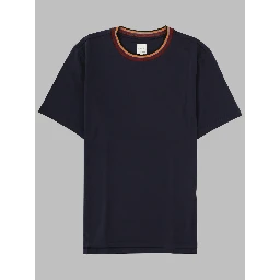 T-SHIRT CON COLLO STRIPES LOGO