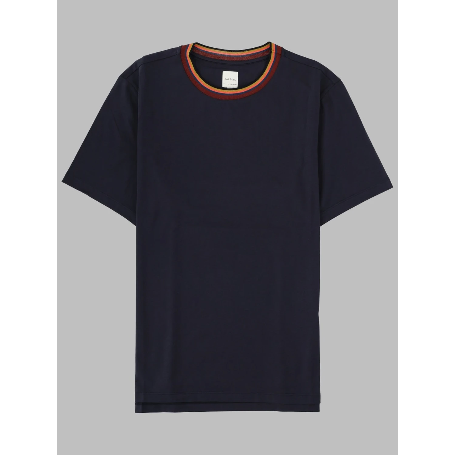T-SHIRT CON COLLO STRIPES LOGO