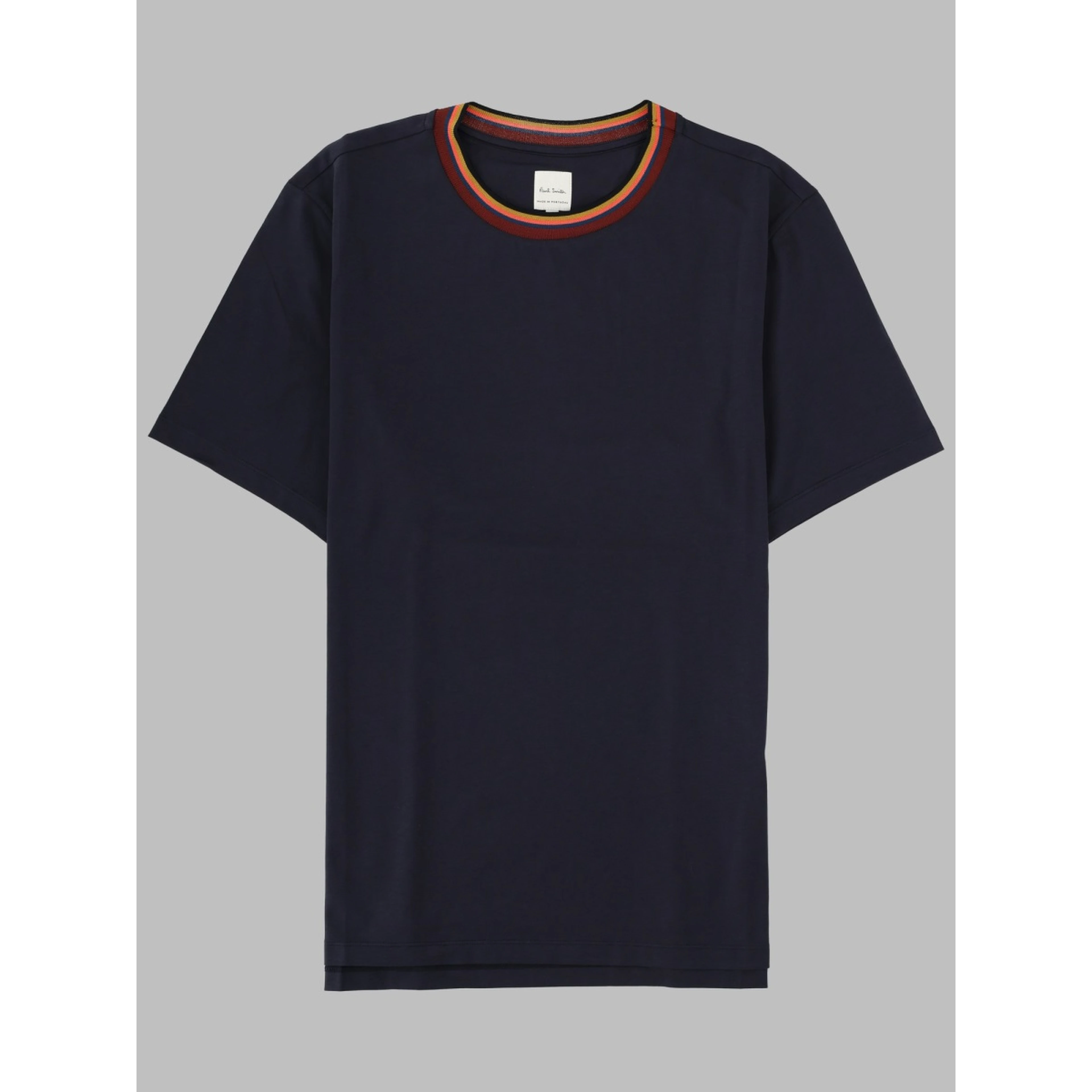 T-SHIRT CON COLLO STRIPES LOGO