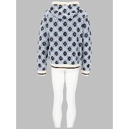 FELPA MONOGRAM CON CAPPUCCIO E ZIP