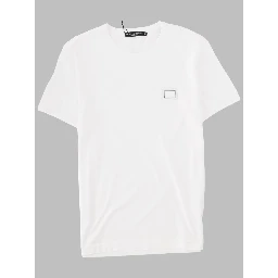 T-SHIRT IN COTONE CON PLACCA