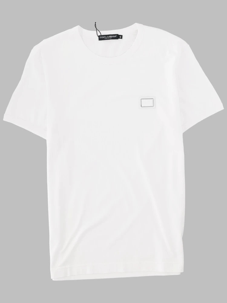T-SHIRT IN COTONE CON PLACCA
