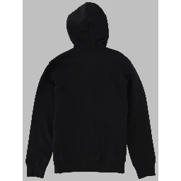 FELPA "ZEBRA" CON ZIP E CAPPUCCIO