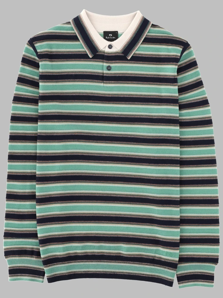 MAGLIA POLO IN LANA MERINO