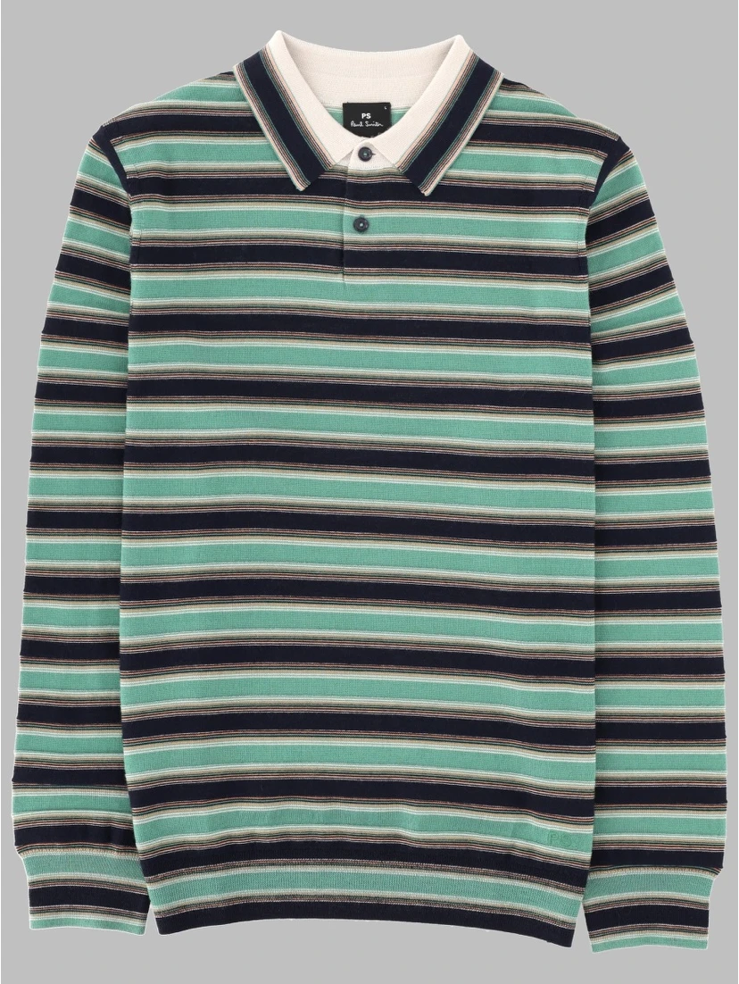 MAGLIA POLO IN LANA MERINO