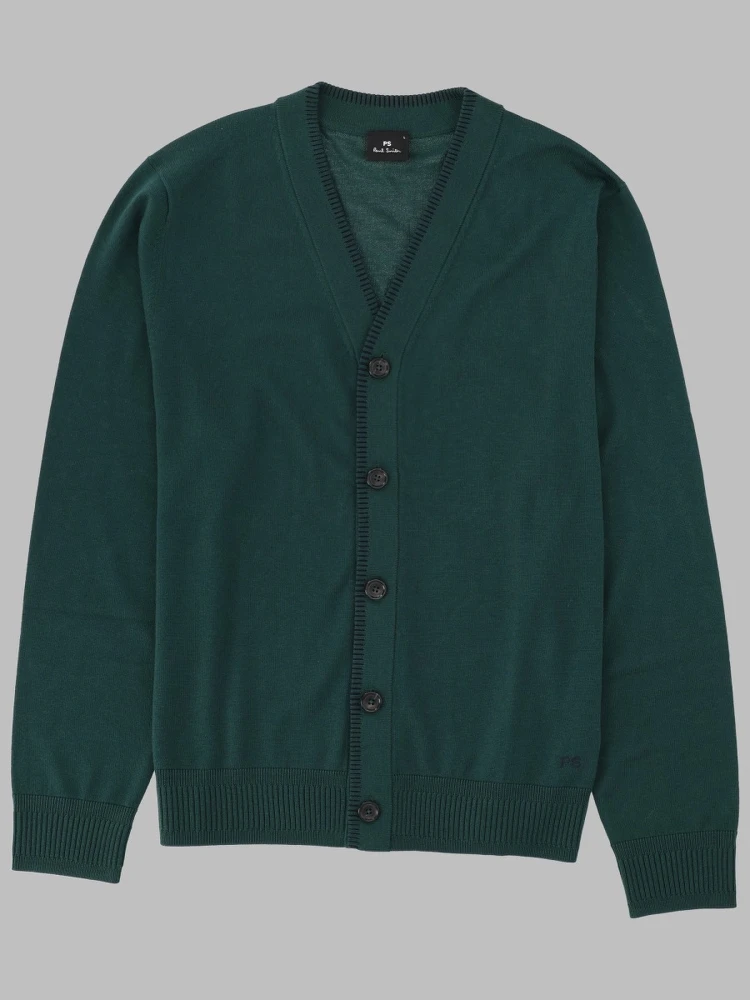 CARDIGAN IN LANA MERINO CON BOTTONI