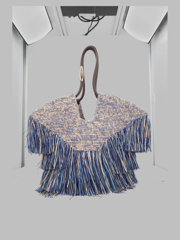 BORSA TOTE "GOLDENTIME" MEDIUM CON FRANGE