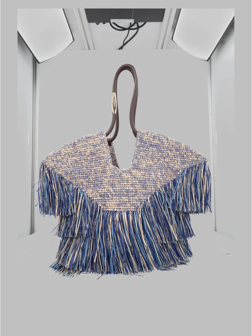 BORSA TOTE "GOLDENTIME" MEDIUM CON FRANGE
