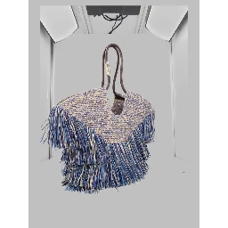BORSA TOTE "GOLDENTIME" MEDIUM CON FRANGE