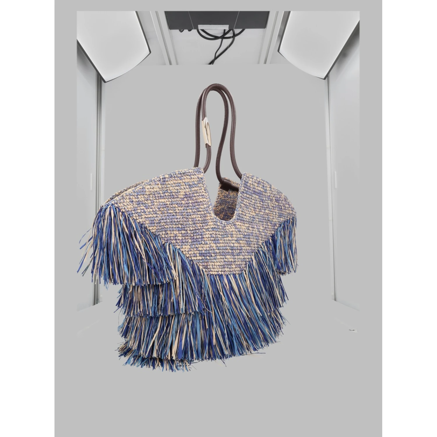BORSA TOTE "GOLDENTIME" MEDIUM CON FRANGE
