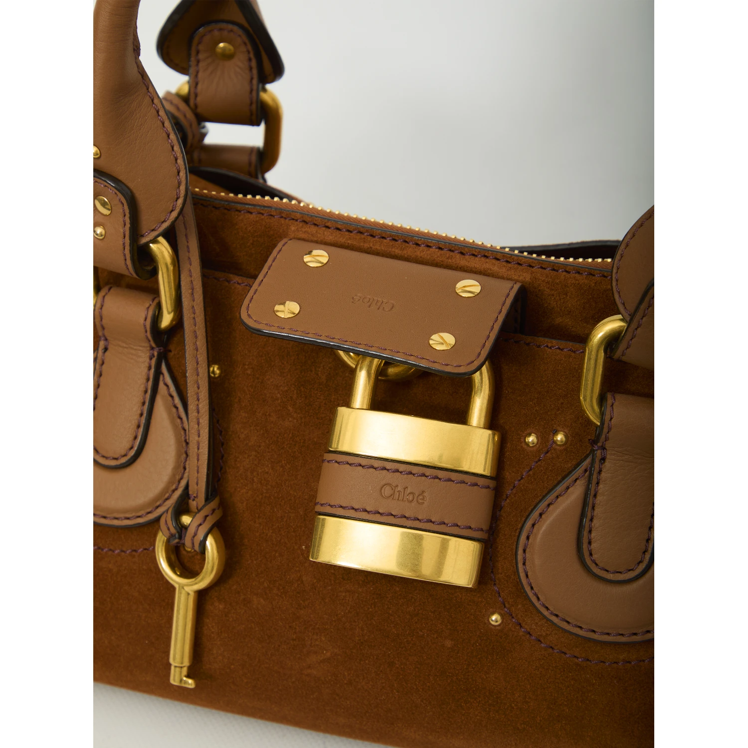 Paddington suede leather bag