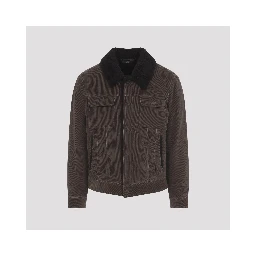 Tom Ford 900 Wale Cord Sherling Collar Trucker