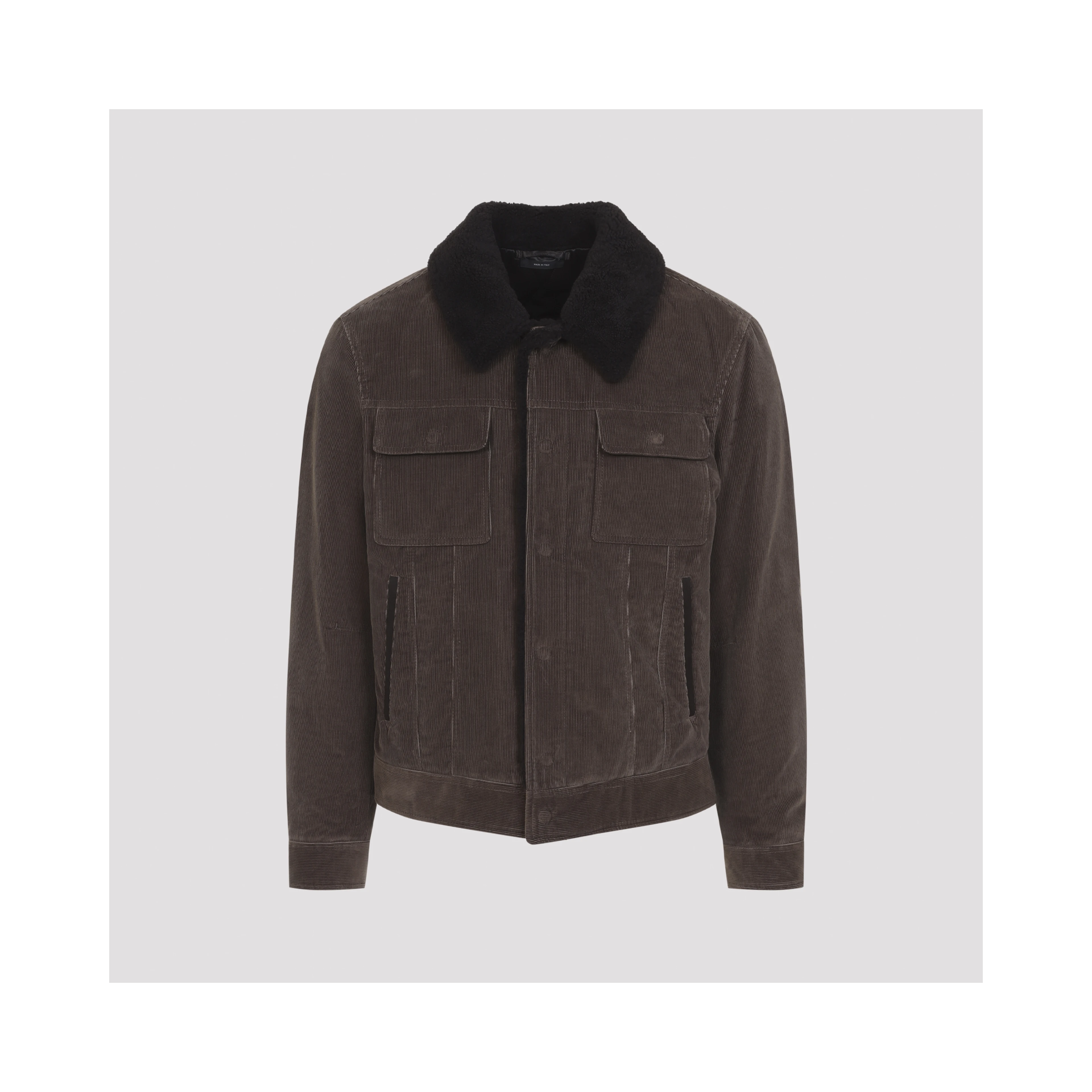 Tom Ford 900 Wale Cord Sherling Collar Trucker