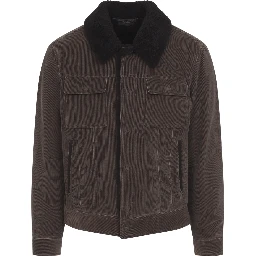 Tom Ford 900 Wale Cord Sherling Collar Trucker