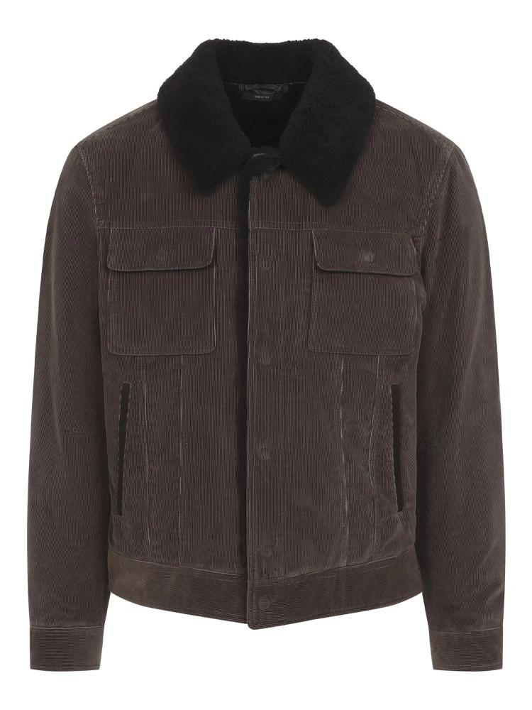 Tom Ford 900 Wale Cord Sherling Collar Trucker alternative